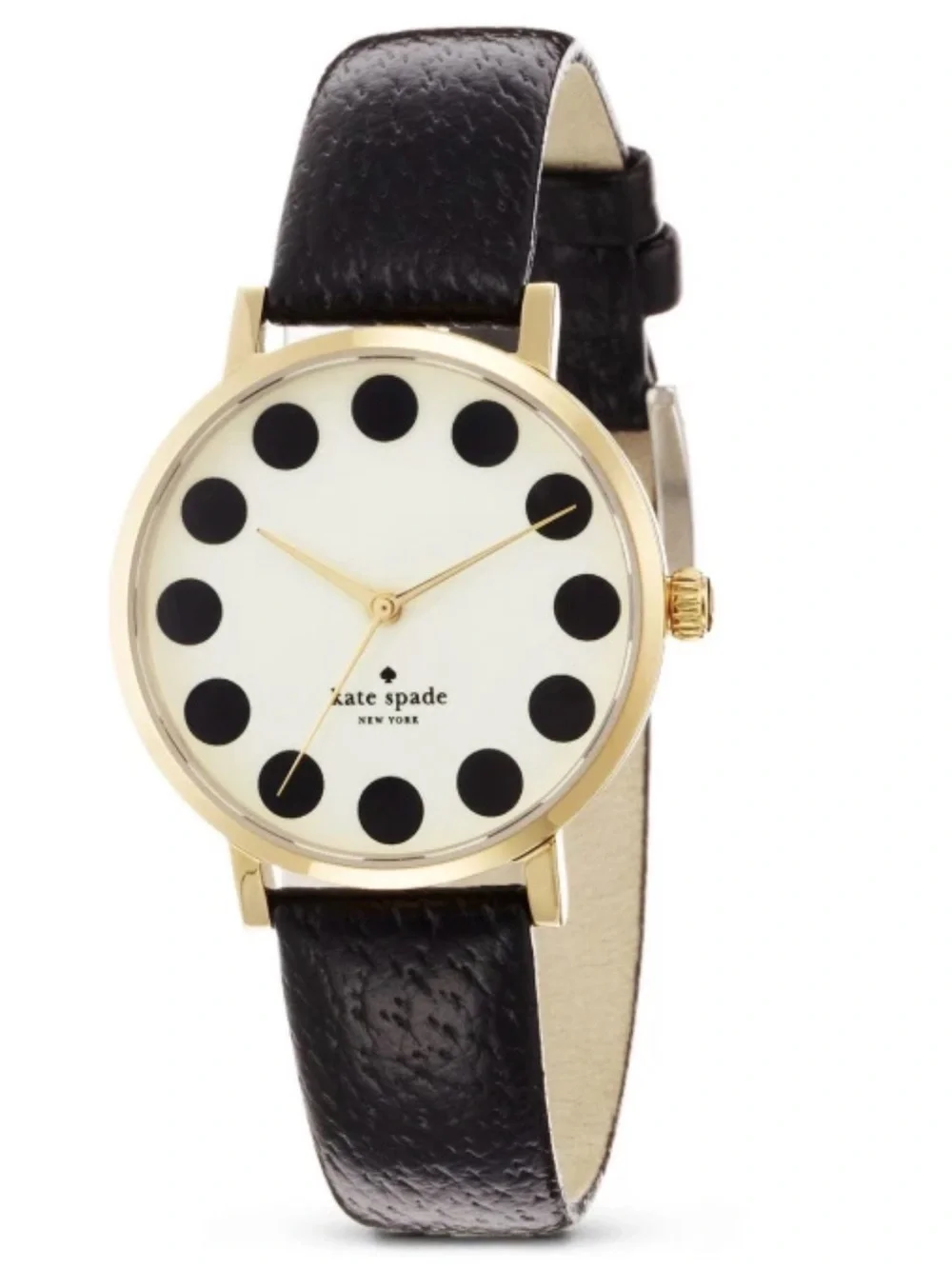 Women’s Kate Spade New York Metro Black Dot Watch